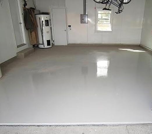 Coloredepoxies 10025 White Epoxy Resin Coating Made with Beautiful and Vibrant Pigments, 100% solids, For Garage Floors, Basements, Concrete and Plywood. 3 Gallon Kit