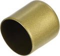 uxcell 20pcs Rubber End Caps 30mm ID Vinyl Round Tube Bolt Cap Cover Thread Protectors Gold