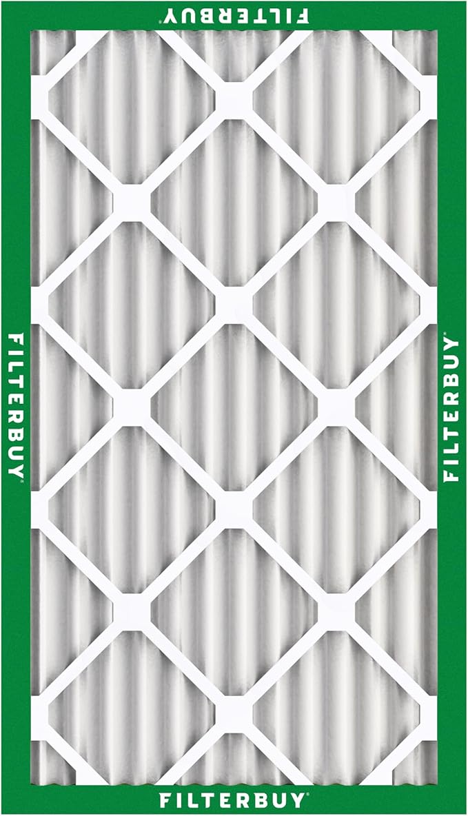 Filterbuy 20x30x2 Air Filter MERV 8 (MPR 700) Dust Defense Replacement (6-Pack), Electrostatic Pleated HVAC AC Furnace Filters, Made in USA (Actual Size: 19.75 x 29.75 x 1.75)