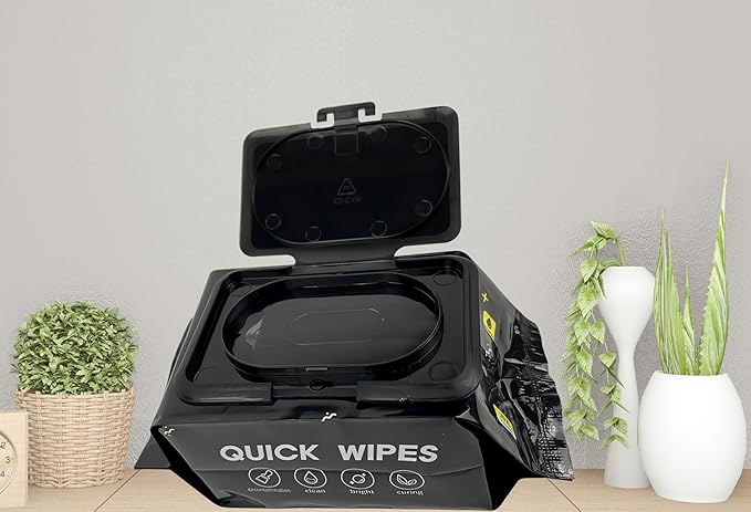 Shoe Wipes – 2 Pack (60 Count) Disposable, Pre-Moistened Sneaker & Shoe Cleaning Wipes – Travel-Ready, Portable – Removes Dirt, Scuffs & Stains from Leather, Fabric, Rubber, and More