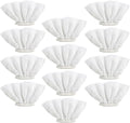 12 Pack Handheld Steam Cleaner Pads Replacement Bissell Steam Shot, Dupray, Comforday, PurSteam, Wagner, Spraytech, McCulloch Handheld Steam Cleaner Fabric Attachment, Universal Washable Steam Mop