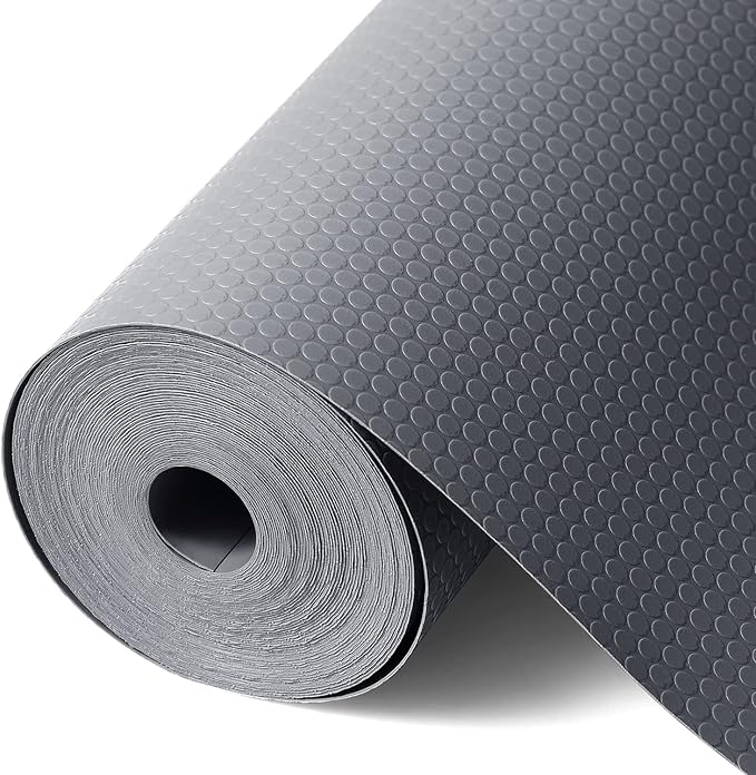 Shelf Liners for Kitchen Cabinets Non-Slip Drawer Liner Non Adhesive Cupboard Mat EVA Material Refrigerator Mats Fridge Liner Washable for Shoerack, Storage and Desks 23.6 x 157.4 Inches