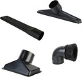 Shop Vac Accessories 2 1/2 inch Attachments (2.5 Wet Dry Vac Accessories - Floor Brush, Dust Brush, Crevice Tool, Utility Nozzle, for Shop Vac (4-Pack Attachments)