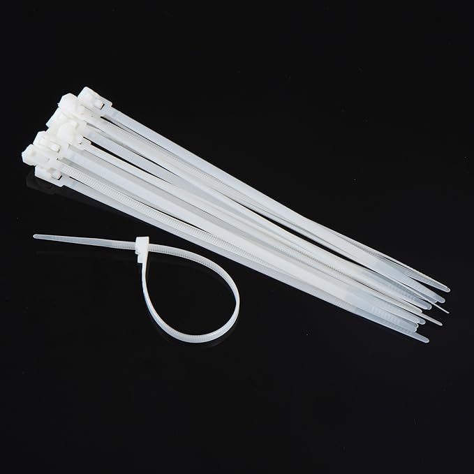 eBoot 15 Pieces Lint Traps Lint Snare Washing Machine Mesh Washer Laundry Hose Filter with 15 Pieces Cable Ties