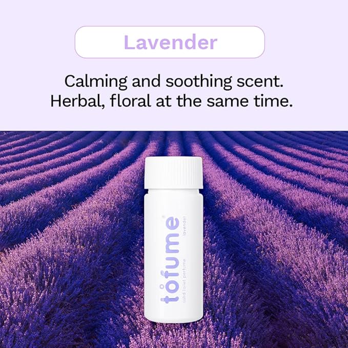 Effervescent Bathroom Air Freshener - Floral Lavender - Toilet Deodorizer, Bathroom Odor Eliminator, Toilet Freshener, Flushable Air Freshener Toilet Tablets, 3 Pack (90 Tablets)