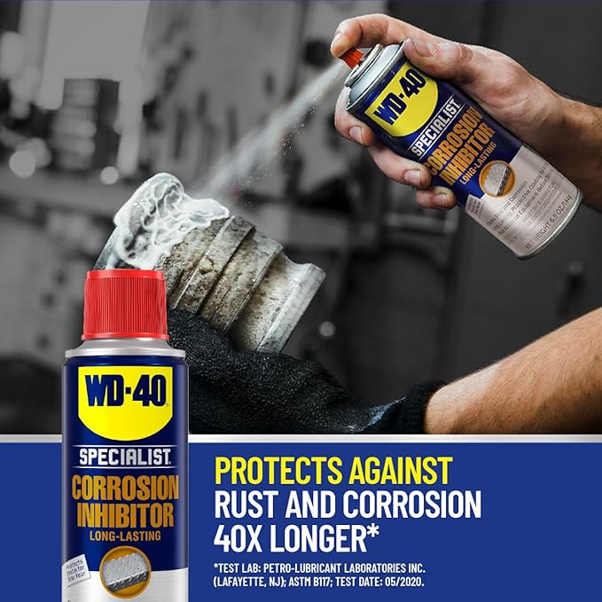 WD-40 Specialist Corrosion Inhibitor, Long-Lasting Anti-Rust Spray, 6.5 OZ [6-Pack]