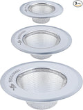 Mesh Sink Strainer Set of 3, MSY BIGSUNNY Stainless Steel Kitchen Sink Strainer Kitchen Drain Strainer with Large Wide Rim(4.5"+3.6"+2.8" Diameter) for Kitchen Sinks