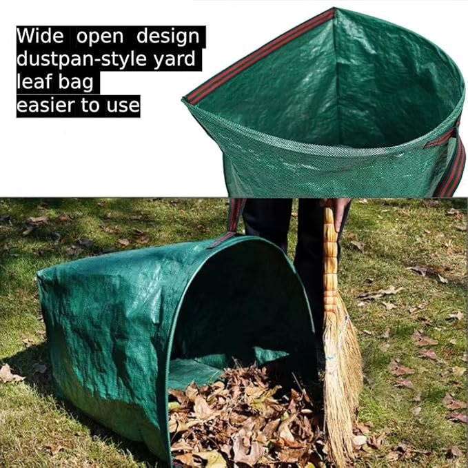 72 Gallon Yard Lawn Garden Bags, Large Standable Leaf Bags, Outdoor Garbage Can - Collapsible Trash Can for Parties, Yard Waste, Laundry, Camping - 1 Count