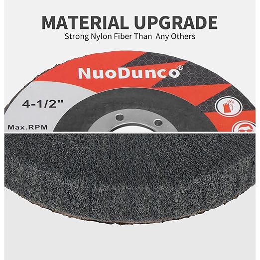15Pcs 180# 320# 600# Scour Flap Disc 4 1/2 Inch Angle Grinder Attachment for Metal & Wood Scouring Pads Polishing Wheel Sanding Disc Paint Rust Remover