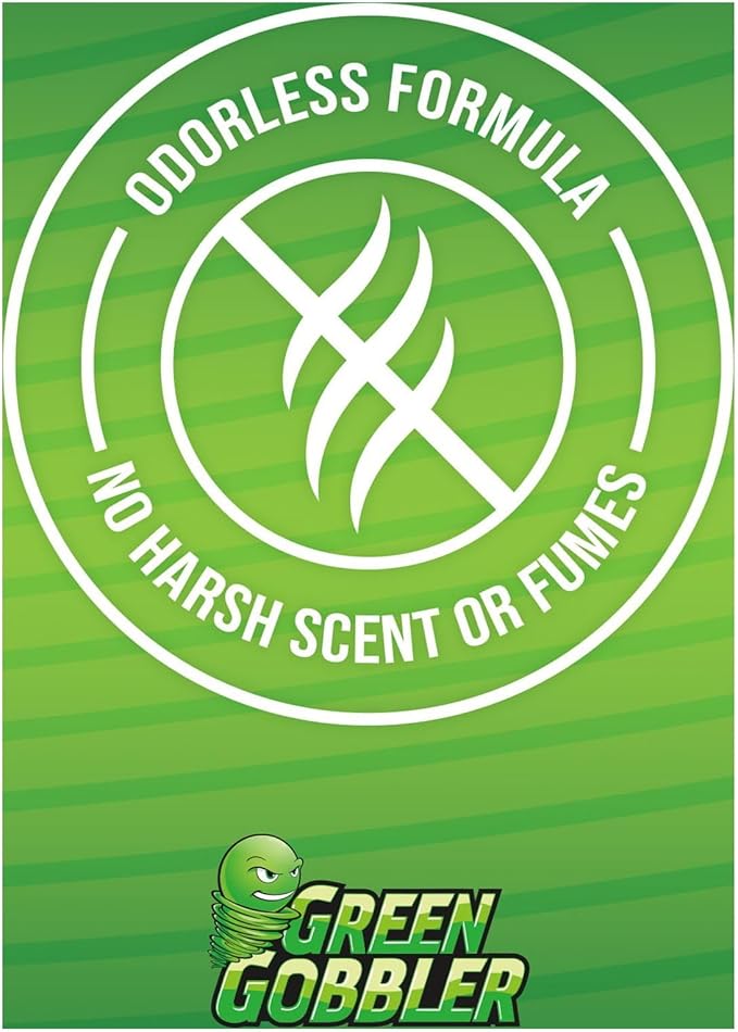 Green Gobbler Ultimate Main Drain Opener | Drain cleaner Hair Clog Remover | Works On Main Lines, Sinks, Tubs, Toilets, Showers, Kitchen Sinks | 64 fl. oz.