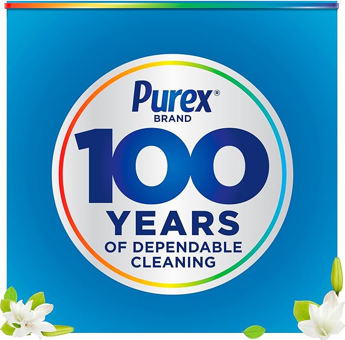 Purex Liquid Laundry Detergent, Natural Elements Linen & Lilies, 2X Concentrated, 126 Loads, 82.5 Fl Oz