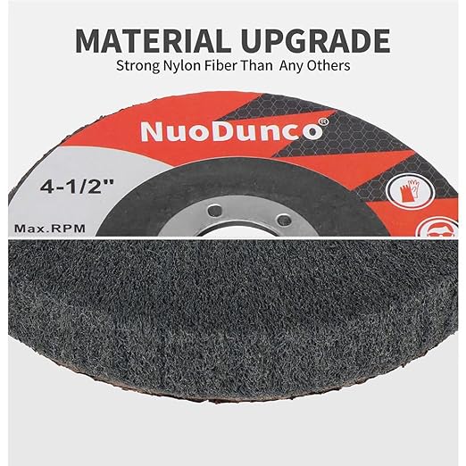 10Pcs 600 Grit Scour Flap Disc 4 1/2 Inch Angle Grinder Attachment Stainless Steel Aluminum Polishing Wheel Scouring Pad Wire Brush Sanding Disc