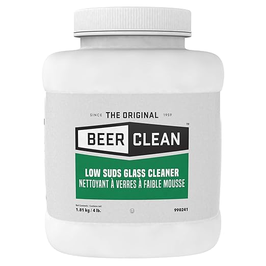Diversey Glass Cleaner, Unscented, Powder, 4 Lb. Container