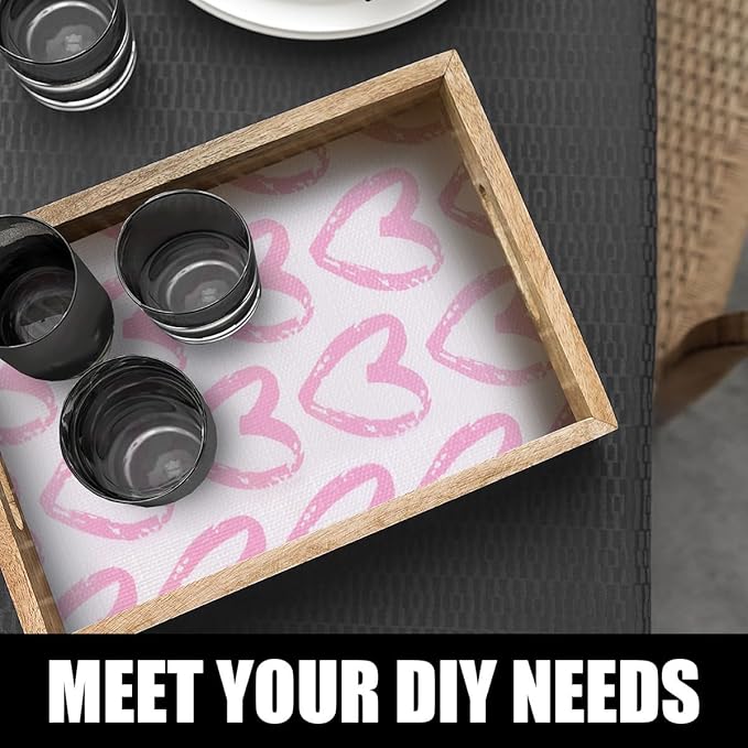 Pink Heart Shelf and Drawer Liner for Cabinets, 12IN x 20FT Non-Adhesive and Strong Non-Slip Shelf Cabinet Drawer Liners for Kitchen,Table,Bookshelves,Waterproof Cupboard Liners,Easy to Clean