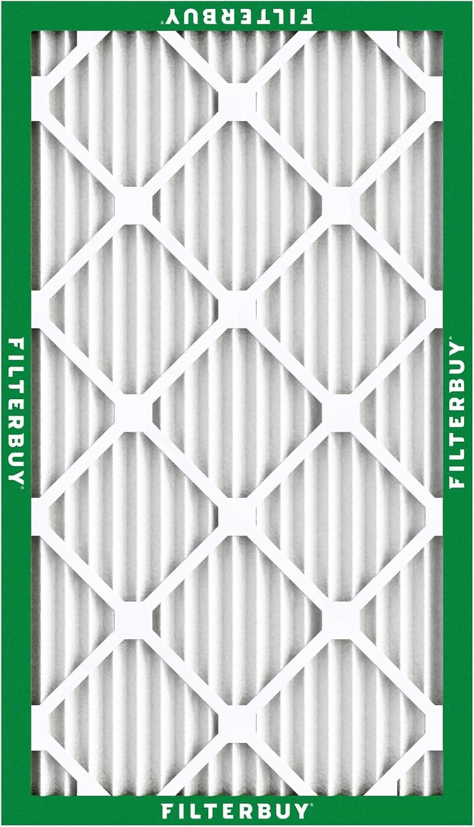Filterbuy 19x27x1 Air Filter MERV 8 (MPR 700) Dust Defense Replacement (6-Pack), Electrostatic Pleated HVAC AC Furnace Filters, Made in USA (Actual Size: 19.00 x 27.00 x 0.75)
