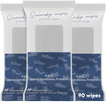 Swanky Shoe Cleaner Wipes - Leather and Sneaker Cleaner, Removes Dirt, Grime and Stains, Quick & Easy Shoe Sole and Boot Cleaning Wipes, Essential Shoe Cleaning Supplies - Soft Wipes, 90 Count