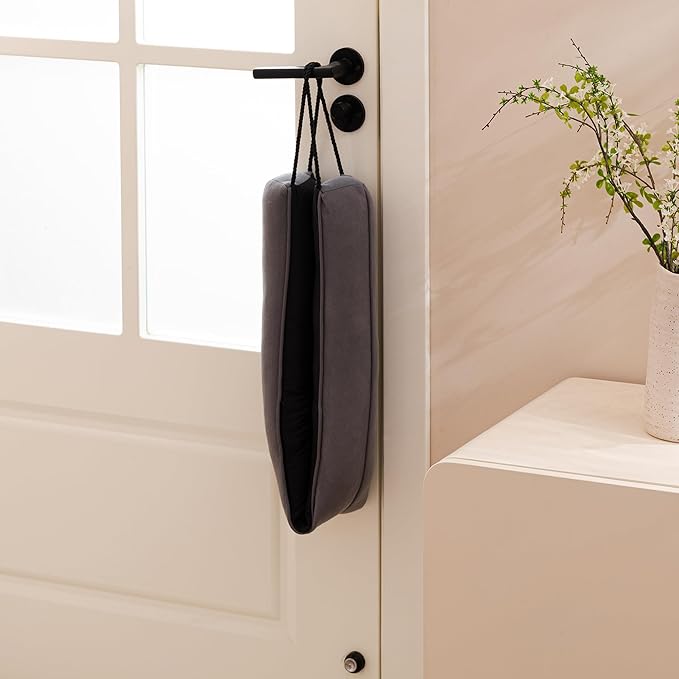 Sunolga 2-Pack 36" Door Draft Stopper Blocks Hot and Cold Air with Removable Washable Cover for Gaps Up to 3", All-Season Seal for Noise, Wind, Door Sweep for Bottom of Door, Home Essentials, Gray