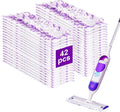 42 Pcs 5X Cleaning Power Mop Refills for Swiffer Power Mop, Unscented 14-Layer Thickened Disposable Mopping Pad Refills, for All Finished Floors
