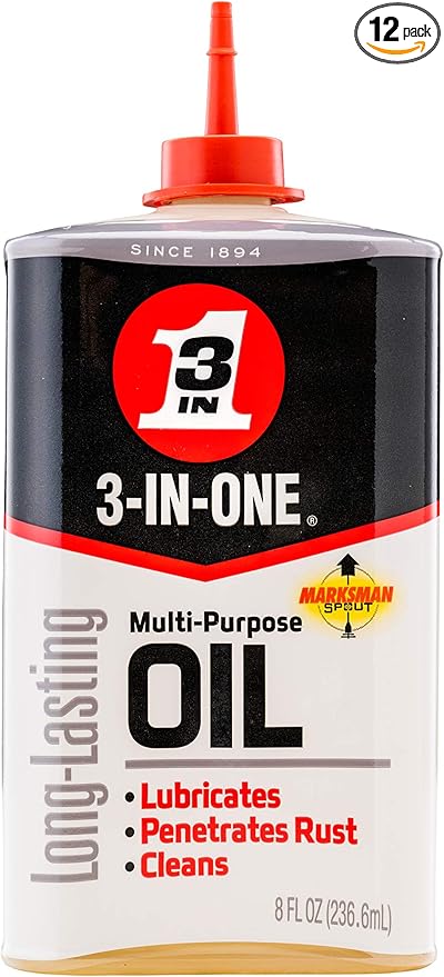 3-IN-ONE Multi-Purpose Oil, 8 OZ [12-PACK]