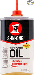 3-IN-ONE Multi-Purpose Oil, 8 OZ [12-PACK]