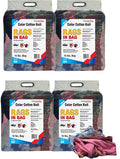 Premium Color Knit Cleaning Rags (10 lb. Bag - Pack of 4) – Shop Rags Bulk for Workshops, Mechanics, Painters, and Home Use, Multipurpose Cotton T-Shirt Rags