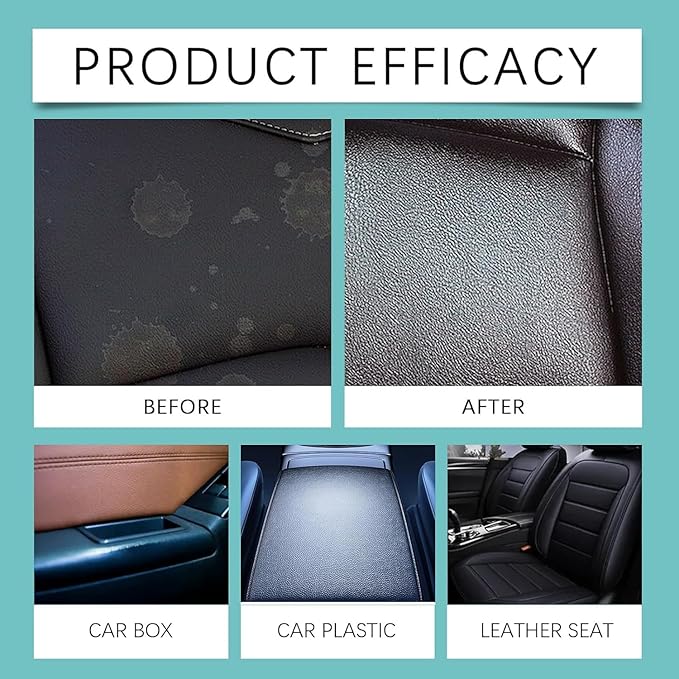 Plastic Restorer for Cars,Car Plastic Restorer Black,Restore The Luster of Plastics and Rubber,120ml (2pcs)