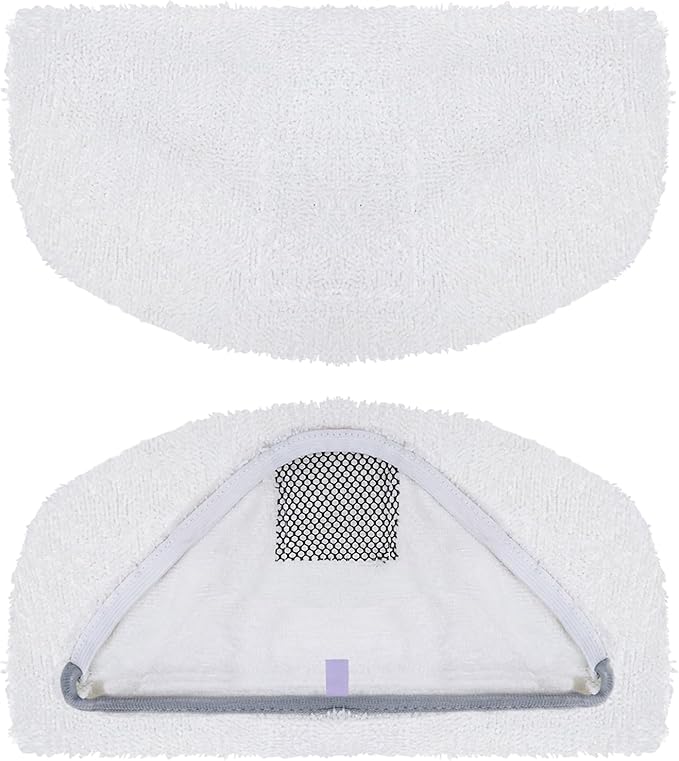 12 Pack Steam Mop Replacement Pads Compatible with Bissell Powerfresh Steam Mop 1940 1806 1544 2075 2685A 2181 2814 Series, Model 1940A 1940W 19405 2075A 2685A 5938, Microfiber Washable, Reusable