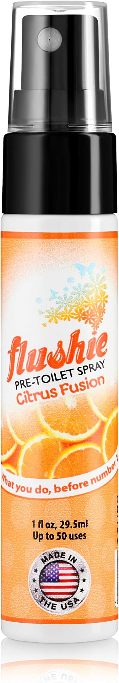 Flushie Pre-Toilet Sprays for Poop Travel Size Toiletries Bathroom Spray for Poop Spray for Toilet Deodorizer Traveling Essentials Poop deodorizer Poop Odor eliminator