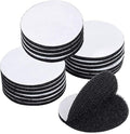 BRAVESHINE Adhesive Tape - 16PCS Hook and Loop Fasteners - Double Sided Sticky-Back - Heavy-Weight Carpet Gripper Pad Wall Mounting Tapes for Home Office Phone Mount - Round 1.5inch