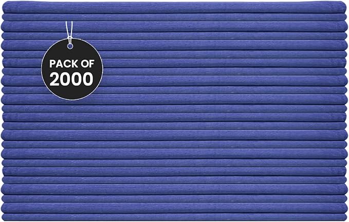 Shop Towels (Blue, 2000-Pack) - Bulk Cleaning Towel in a Bag, Mechanic Cotton Wipes for Car Maintenance, Auto Mechanics & Garage, Wipe Grease & Oil, Machine Wash & Reusable