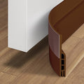 Holikme Door Draft Stopper Under Door Draft Blocker Insulator Doors Sweep Weather Stripping Noise Stopper Strong Adhesive, Brown