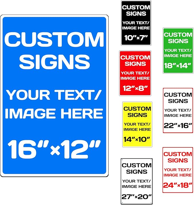 custom parking sign,Aluminum Weatherproof Metal Sign Multiple Sizes Custom Personalized Text And picture Here,hazard sign,garden sign,custom door sign,Customised business signs