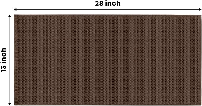 Artoid Mode 100% Cotton Dark Coffee Waffle Weave Kitchen Dish Cloths, 13x28 Inch Ultra Soft Absorbent Quick Drying Kitchen Dish Towels Set of 4