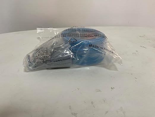Turnbuckles for Cables Wire, 1/8" X 100Ft Blue PVC Coated Wire Rope Kit, Multi-use Steel Cable for Grape Vines/Clothes Line Outdoors for T Post/String Light Hanging/Garden Wire