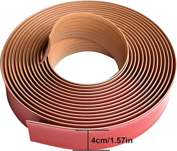 Floor/Door Flat Transition Strip & Self-Adhesive Vinyl Edge Trim - Laminate Gap Covering Joining Strip