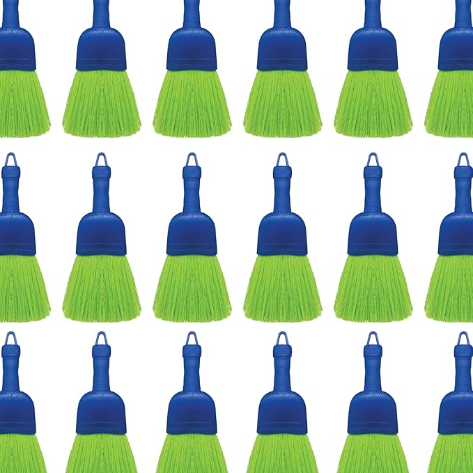 LOLA Whisk Broom, Hand Brush, 72 Pack, Durable Bristles, Whisks Away Dirt & Debris, Compact, Hang Hole for Easy Storage, Indoor/Outdoor