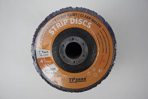 4-1/2" x7/8'' Stripping Discs Rust Remover Wheel Remove Paint and Oxidation Poly Strip Wheel Disc Abrasive Angle Grinding Wheel - 10 Pack(Purple)