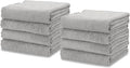 kimteny Kitchen Cloth Dish Towels, 13x28 Inches Premium Dishcloths, Super Absorbent Coral Velvet Microfiber Cleaning Cloths, Fast Drying Rags for Washing Dishes (13x28-8 Pack, Grey)