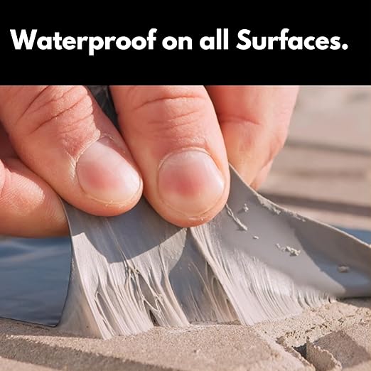 HSS Sealant Tape with MicroSealant - Waterproof Commercial Roofing Tape for Roof and RV Repair - UV- & Weatherproof - Black - 2 inch x 25 feet