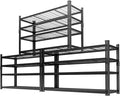 Storage Shelves Heavy Duty 3 PCS, 48"L x 18"W x 60"H Garage Wire Shelving Unit Loads 2640LBS, 4-tier Adjustable Metal Industrial Utility Shelf Rack for Kitchen, Laundry, Pantry, Warehouse, Basement