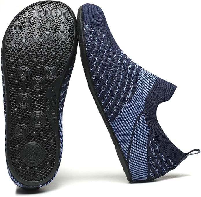 Adult Indoor House Slippers Socks Lightweight Non Slip Grip House Home Shoes for Women Men