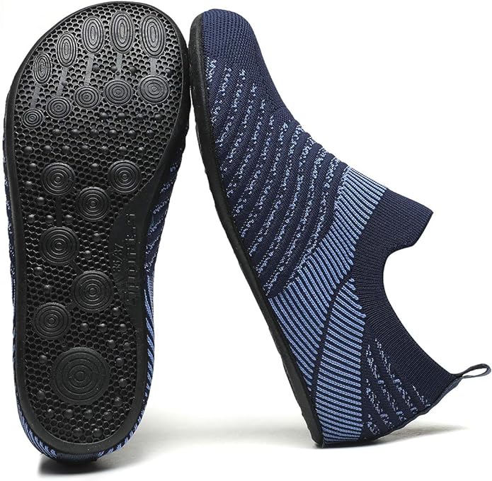 Adult Indoor House Slippers Socks Lightweight Non Slip Grip House Home Shoes for Women Men