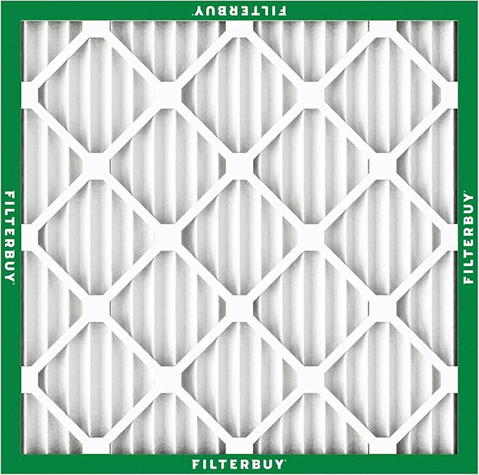 Filterbuy 30x30x1 Air Filter MERV 8 (MPR 700) Dust Defense Replacement (6-Pack), Electrostatic Pleated HVAC AC Furnace Filters, Made in USA (Actual Size: 29.50 x 29.50 x 0.75)