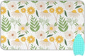 Ironing Mat Portable Ironing Pad Ironing Blanket for Table Top Heat Resistance Double-Side Using Travel Large 47.2 x 27.6 Inch Foldable Lightweight White Flower
