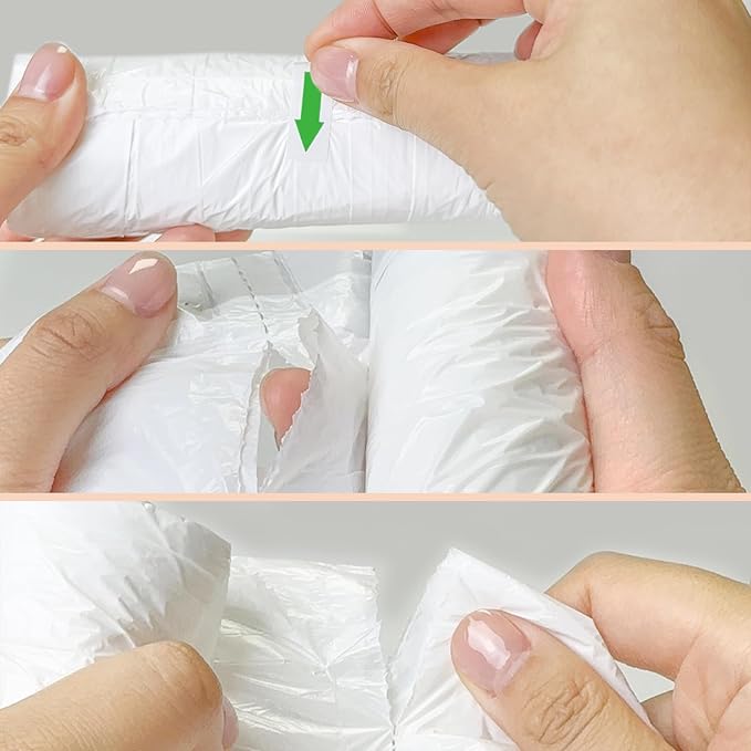 13 Gallon Tall-Kitchen-Garbage Bags Drawstring Trash-Bag - White 52 Count Large Recycling Compactor Recycle Gal Plastic Unscented Can Bulk Liners Waste Basket Inwaysin