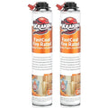 Kraken Bond Fastcoat Fire Rated Spray Foam Insulation Kit Closed Cell in a Can 40 sq ft (2x27.1 oz.) (R-Value 11.32 / 2in) - Spray Foam for Garage Door, Attic, Wall Gun & Cleaner Not Included, 2 Pack