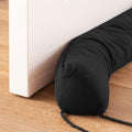 Sunolga 72" Door Draft Stopper Blocks Hot and Cold Air with Removable Washable Cover for Gaps Up to 3", All-Season Seal for Noise, Wind, Under Door Sweep for Bottom of Door, Home Essentials, Black