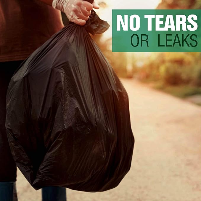 Veska 65 Gallon Trash Bags Heavy Duty | 120 Count | 64 Gallon Trash Bags for Toter - Large Garbage Bag 70 Gallon