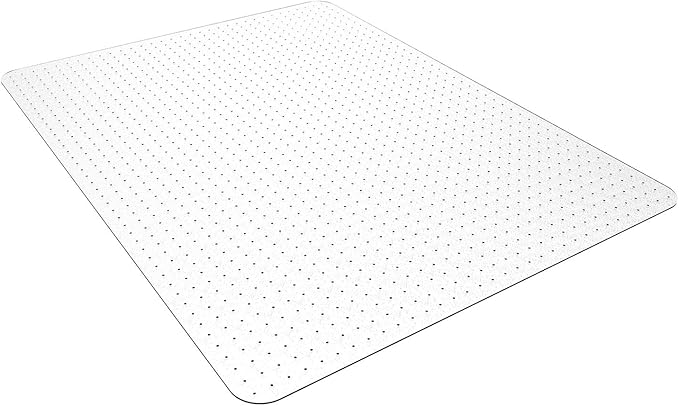 Large Chair Mat for Carpet, Easy Glide Plastic Carpet Floor Protector Mat for Office Chairs for Work & Home
