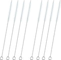 12-inch Extra Long Straw Cleaner Brush, Straw Brush Extra Long with Nylon Bristles, Straw Cleaning Brush Extra Long for Baby Bottles, Glass/Silicone Straws Piper Cleaners.